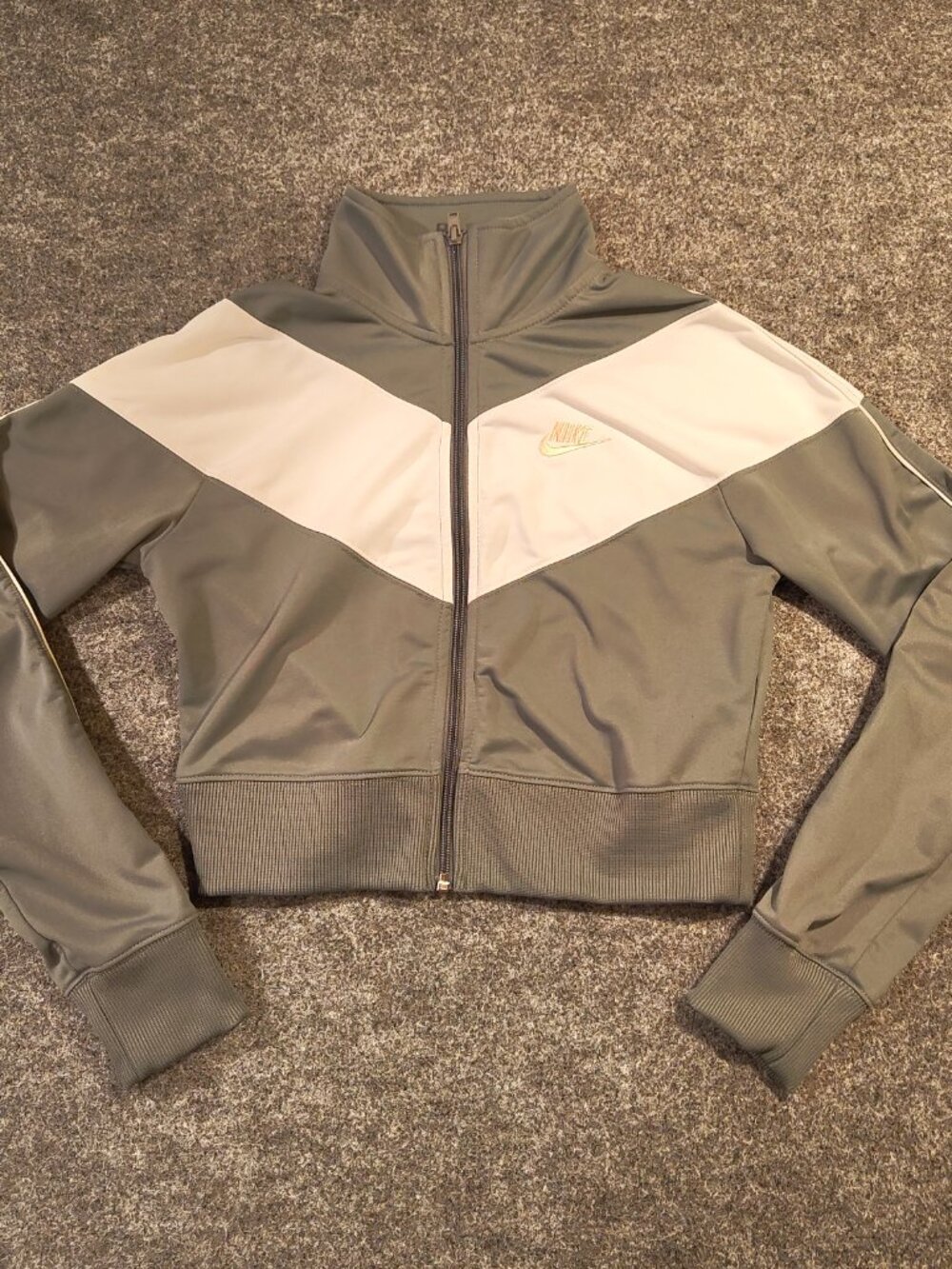 Nike Gray/White Track Jacket Women’s XS